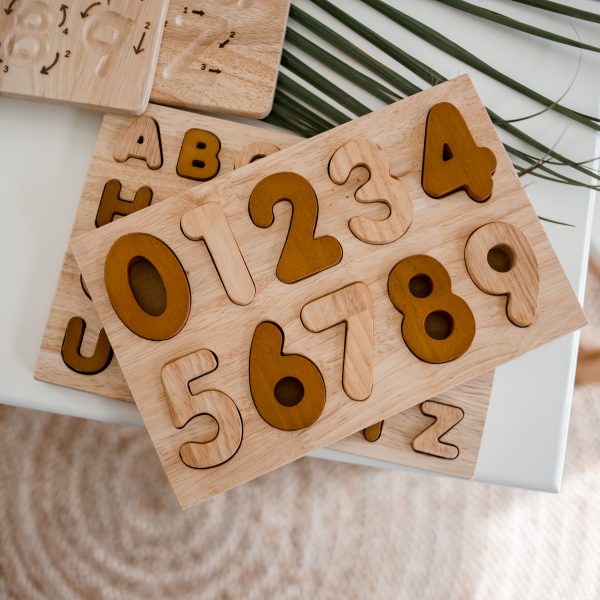 Puzzle Chiffres Montessori en Bois