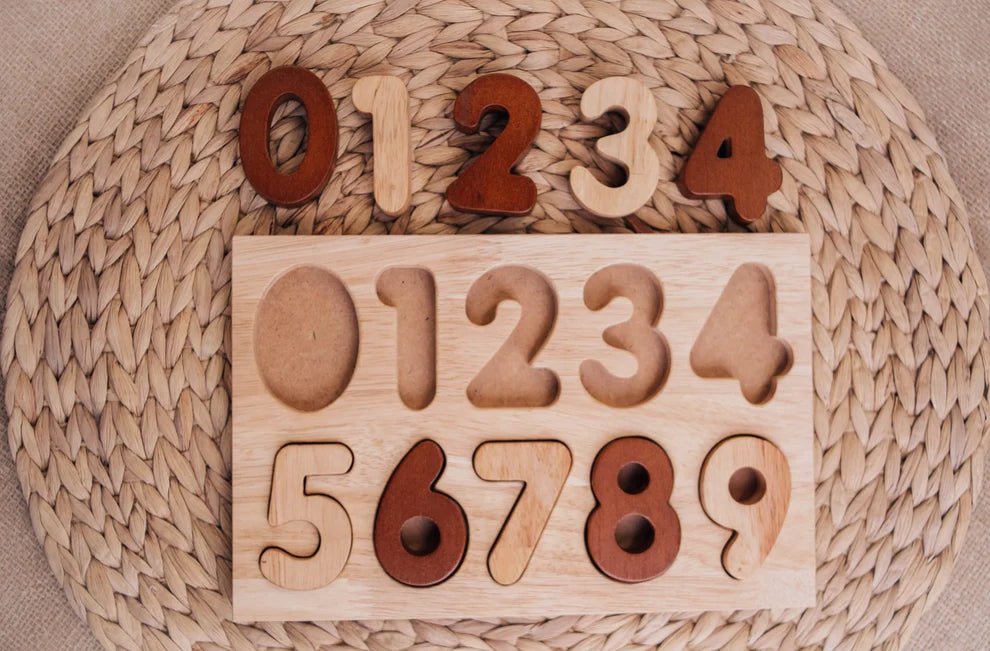 Puzzle Chiffres Montessori en Bois