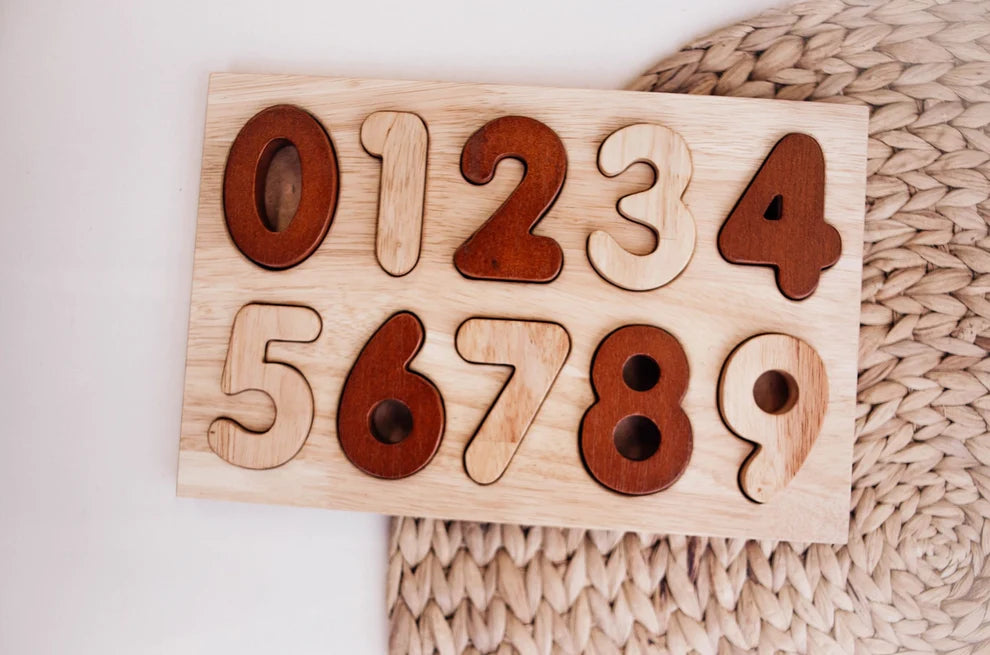 Puzzle Chiffres Montessori en Bois