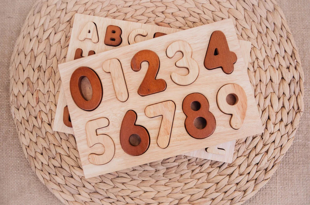 Puzzle Chiffres Montessori en Bois