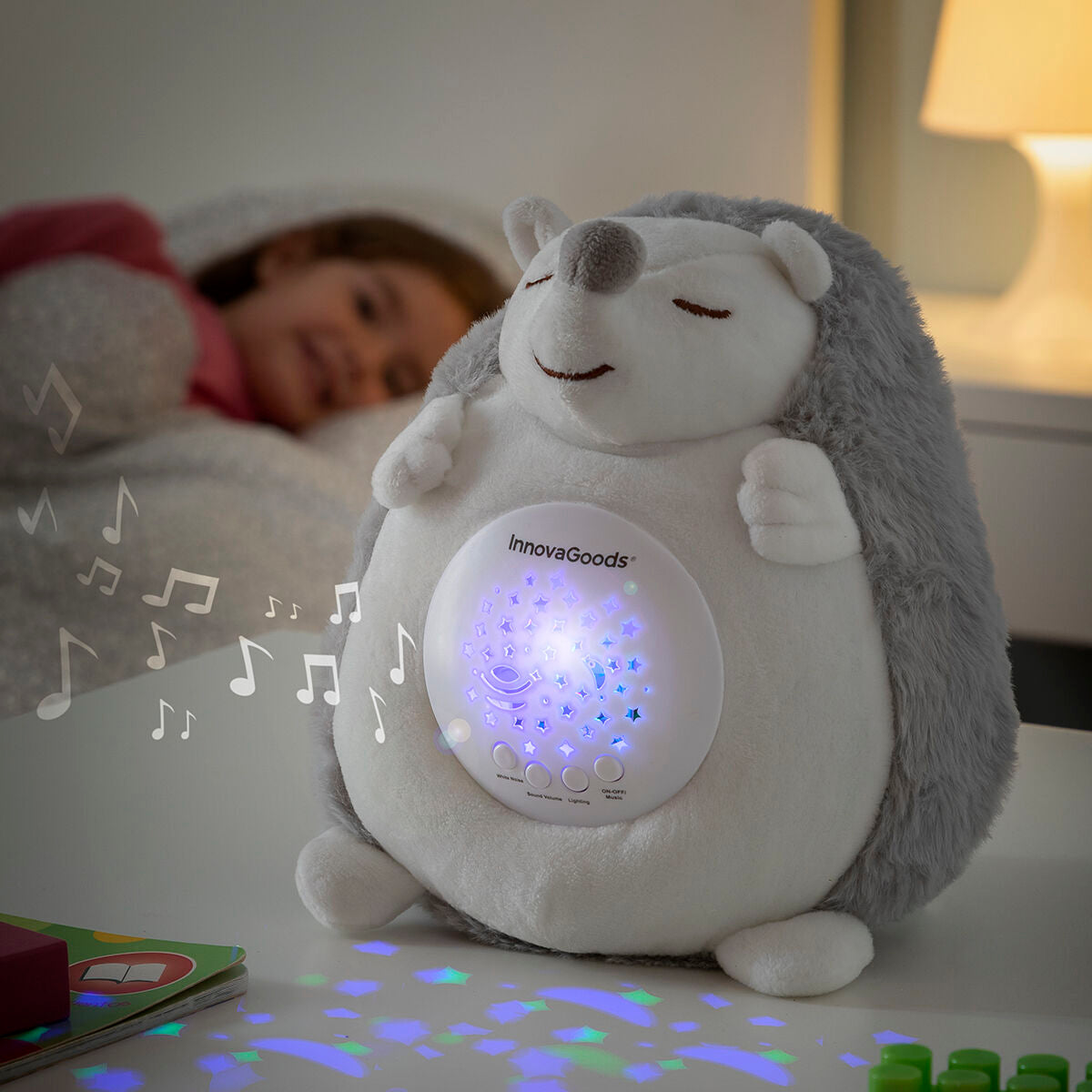 Veilleuse Musicale Hérisson pour Bébé