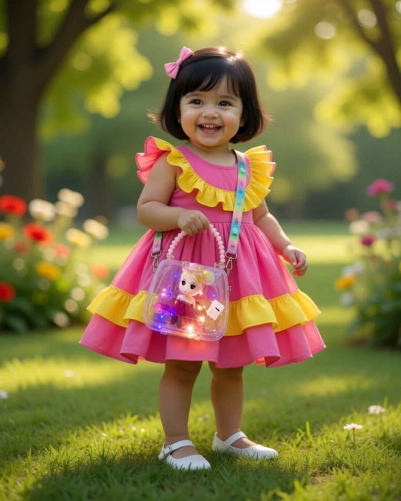 Un sac lumineux pour petite fille