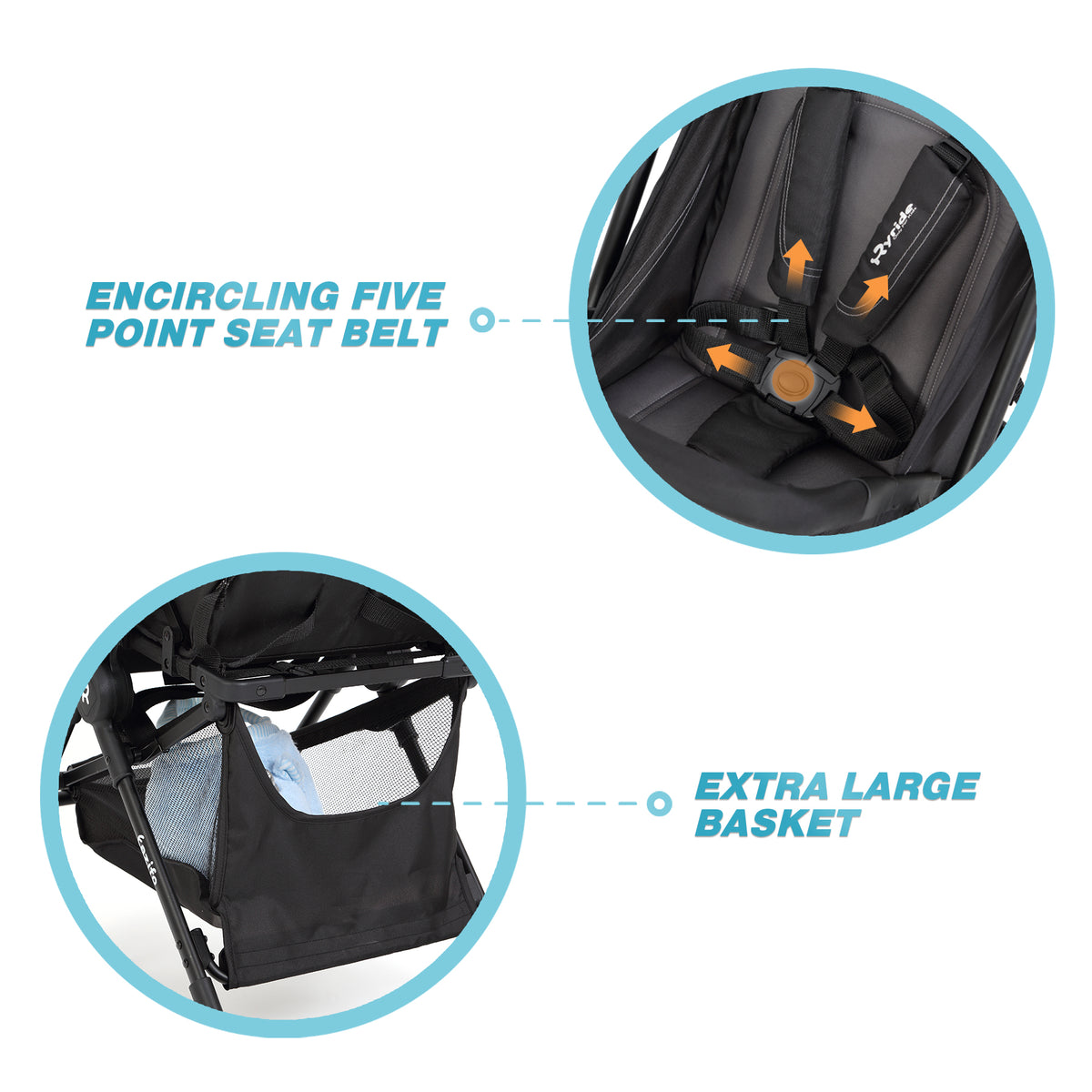 Poussette Compacte Premium pour Bébé