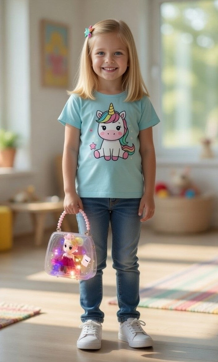Un sac lumineux pour petite fille